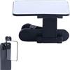 Generico Clip Specchio per Smartphone,Accessorio Fotocamera Smartphone per Fotoservizi - Supporto Regolabile Per Selfie Fotografia Appassionati Social Media