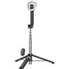 CHICHIYANG Magnetico Cellulare Mini Selfie Stick con Controllo Bluetooth Un pezzo Metallo Treppiede per iPhone 12 Accessori