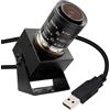SVPRO Telecamera USB 1080P 120fps ad alta velocità per simulatore di swing da golf, webcam 4K da 12 MP con obiettivo zoom manuale 3x, USB Plug and Play per computer portatile compatibile con Windows