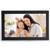 Andoer Cornice Digitale da 15,6 Pollici Cornici per Foto Elettroniche Touchscreen Wi-Fi Memoria Integrata da 32 GB (Stecker UE)