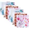 VILLCASE Set da 10 Panni in Microfibra la Pulizia delle Lenti degli Occhiali, Panni per Salviette di Vetro Stampati 14,5x14,5 Cm, Adatti per Occhiali, Cellulari e Stile Stili multipli