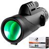 MCOTOP Telescopio monoculare 80 x 100 monocolo ad alta potenza per adulti con smartphone, per caccia, fauna selvatica, bird watching, viaggi, campeggio, escursionismo, con supporto per smartphone e