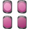 Generic Filtro per DJI OSMO POCKET3, polarizzatore in metallo CPL ND32, accessorio magnetico regolabile ND64/PL per fotocamera, vetro ottico multistrato (ND8/PL) (set da 4 pezzi)