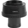 Sxhlseller Adattatore per Telescopio da 1,25 Pollici Adattatore per Anello per Tubo con Attacco a T per Telescopio Astronomico per Fotocamera T2-M4 / 3 Mirrorless M42x0,75mm Metallo Leggero Portatile