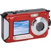 Sxhlseller Fotocamera Subacquea da 2,7K, Action Camera Digitale con Zoom 16X Autofocus con Doppio Schermo, Videocamera Portatile da 48 MP Resistente All'acqua per Snorkeling e Immersioni