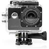 NEDIS ACAM07BK Action Cam | 1080p@30fps | 12 MPixel | Impermeabile fino a: 30.0 m | 90 min | Supporti inclusi | Nero