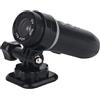 Sxhlseller Fotocamera per Casco Moto, Action Camera Sportiva 960P Videocamera Grandangolare da 170 Gradi con Batteria a Lunga Durata per Casco da Bici, Supporto Impermeabile 128 GB