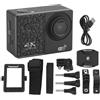 Fydun Stabilizzazione Multipla 4K Schermata IPS Schermata di 170 Gradi DV DV Fast Data Sync Cycling Camera