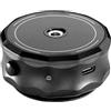 SHOOYIO Supporto a ventosa per action camera con filettatura da 1/4, batteria integrata per microfoni e luci di riempimento, supporto a ventosa per auto