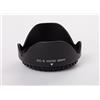 vhbw Paraluce per 49 mm obiettivo nero, plastica, tulipano, 7,2 cm