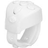 Garsent per Ring Clicker, Girapagina Wireless, Selfie Bluetooth Remote Control Ring, One Key Remote Control, High Energy Low Power, Connessione Stabile (Bianco)