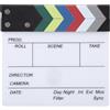 Haofy Ciak Cinematografico 6x9 Pollici Costruzione in Legno Acrilico per Produzione Cinematografica - Ardesia con Sincronizzazione Chiara per Editing Video e Cosplay, Superficie Scrivibile (20x19,5