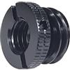 NovelGoal Vite di conversione universale in alluminio da 1/4 3/8 femmina a 5/8 filettatura maschio 5/8-11 per treppiede DSLR 5/8-27 per adattatore microfono supporto microfono (nero, 3/8 tipo B)