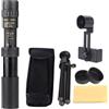 Avejjbaey Telescopio monoculare 10X40 con obiettivo, monoculare per adulti con adattatore per telefono per birdwatching,