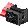 COOLHOOD Gabbia per fotocamera leggera con supporto scorrevole e giunti RS3/4/5 con fori multipli filettati regolabili clip con manopola rotante
