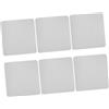 LIGIGWASH 6 Pezzi Panno Microfibra per Pulizia Lenti e Schermi Morbido per Occhiali Fotocamere e Dispositivi Elettronici Grigio