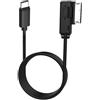 Hain Celestial Cavo da AMI a AUX di tipo C, adattatore audio MDI MMI, compatibile con Pixel 2 XL U11/U12+ Moto Z2 S9/S8/N8 per A3/A4/A5/A6/S5/A8/Q7 V-W (solo AUX, nessuna ricarica)