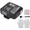 GODOX X1R-C - Ricevitore flash remoto wireless, 32 canali, TTL 1/8000s, compatibile con fotocamere Canon EOS, kit di pulizia 3 in 1 con guanti antistatici, spazzola per obiettivi, panno di pulizia