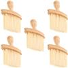Garneck Set da 5 Spazzole in Legno per la Pulizia Tastiera Rimozione Polvere Computer Portatile e Spolverino Auto Setole Fini per Strumenti Elettronici e Pianoforti Uso Ufficio e