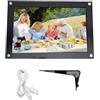 XUMIUZIY Frame di Foto Digitale, Fotogramma WiFi Smart Digital Smart Digital WiFi con Touch Screen 1280x800, Rotazione Automatica, Condividi Foto Istantaneamente, Memoria Integrata da 32 (BLACK)