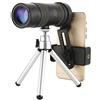 TopHGC Obiettivo per fotocamera per cellulare TopHGC, clip universale 30X su teleobiettivo con treppiede per telefono, telescopio mobile per birdwatching per la maggior parte dei telefoni