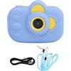 Zisemeil 1080P 2 Pollice Macchina Fotografica Per Bambini Cute Cartoon Design HD Digitale Bambini Selfie Fotocamera Compleanno Natale (Blu)