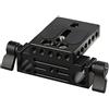 Camvate fotocamera con piastra di base 15 mm binario FR DSLR Rig 15 mm rod rail Support System