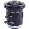 BINGNU Obiettivo zoom, obiettivo varifocale, Obiettivo 4K 8MP 2.5mm 2/3 F1.6 IR Fisheye Vista grandangolare CS Mount Obiettivo CCTV monofocale Auto Iris 8 Megapixel for CCTV 4K Camera per video industrialeV