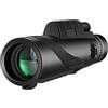 Mengshen Telescopio monoculare 10 x 40 prisma BAK4 ad alta potenza per adulti con obiettivo grande da 40 mm rivestimento in pellicola verde per bird watching, viaggi all'aperto