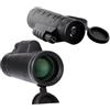 OSALADI Monoculare Telescopio 40x60 Nero in Plastica per Viaggio | Alta Potenza, Visione in Bassa Luce, Trasmissione Luminosa Superiore, Ultraleggero per Campeggio