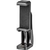 Mantona Supporto universale per smartphone (63 - 100 mm) con slitta flash, supporto per cellulare con 2 filettature da 1/4 per treppiedi, ideale per vlogging, streaming, fotografia