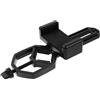 Uonlytech Supporto Telefono Telescopio Nero in Plastica per Fotografia | Clip Oculare 22-44mm, Morsetto 55-85mm e Rotazione 360 Gradi, per Viaggio e Pesca