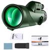 ASQY Telescopio Ad Alta Potenza 80X100 Lente D'Ingrandimento Binoculare Per Birdwatching Zoom Remoto Bak4 Prisma Campeggio All'Aperto Verde