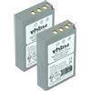 vhbw 2x batteria compatibile con Olympus E-450 fotocamera (900mAh, 7,2V, Li-Ion)