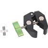 Fahoujs 2. Adattatore Per Morsetto in Lega Alluminio Supporto Da 1/4 3/8 Per Attrezzatura Fotografica Supporta Capacità 3 Kg Super Morsetto a Due Fili