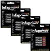 Infapower B009 - Pile ricaricabili NiMh AAA, 550 mAh (confezione da 4)