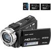 ORDRO Videocamera V12 HD 1080P Videocamera Registratore Infrarossi Visione Notturna Videocamera Camcorder con Scheda di Memoria 16G e 2 Batterie