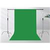 Maju Sfondo Fotografico Tessuto Resistente Più Spesso 9,8x3,2 Ft / 3x1m Sfondo Schermo Verde Pieghevole Per la Fotografia di Prodotti e Le Riprese Video