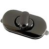 ZHOUXYFDC Serrature Per Borse 10 pezzi 35x18mm chiusura a scatto in metallo for borsa, fibbia ovale girevole, fermagli for borse, accessori hardware(Black,2pcs)