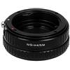 Fotodiox Pro - Adattatore per obiettivo Nikon, Nikkor (including G & D-type) Mount Lens a Micro 4/3 (MFT) Mirrorless fotocamere digitali con Macro messa a fuoco elicoidale - Compatibile con OLYMPUS PEN E-PL1, E-PL1s, E-PL2, E-PL3, E-P2, E-P3, E-M, OM-D, …