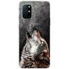 MUTOUREN Cover per Oneplus 8T Custodia in Silicone TPU Trasparenti Ultra Sottile Antigraffio Antiurto Protettivo Case con Pellicola Proteggi Schermo, Lupo 01
