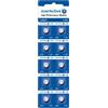 everActive Batterie a bottone AG1 / G1 / LR621 / LR60, 1,5 V, mini batteria alcalina, lunga durata, confezione da 10