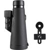 SMTYXS 12x56 PRO ED Lente Del Telescopio Grande Oculare HD Monoculare Ultra Completamente Multi Rivestito BAK4 Prisma Impermeabile For La Caccia Agli Uccelli(12X50ED)