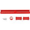 Generico Dovetail Guide, Compatibile con la maniglia della guida con scanalatura a coda di rondine C8/C8HD, compatibile con il telescopio guida ZWO Box(XY-250527Red)