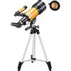 YangRy Astronomical Telescope Monocular Telescope with Tripod, Zoom Professional Telescope for Children Beginners Adults YangRy