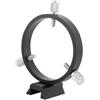 Generic Accessori per telescopi Set di anelli guida da 80 mm, anello guida astronomico a tre punti, 1 piastra, 1 anello, 4 viti, colore rosso e nero Oculare per telescopio(Schwarz)