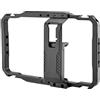 FEICHAO Supporto universale per telefono con gabbia portatile a 1/4 filo per scarpe fredde per fotografia a treppiede (gabbia metallica)