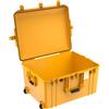 PELI 1637 Air Trolley Protettivo Leggero per Camera e Droni, Impermeabile e resistente alla polvere, 89L di Capacità, Fabbricato in USA, Senza Schiuma, Colore: Giallo
