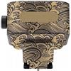 JERXTTON Pellicola protettiva per flash per fotocamera Godox X3 Wireless Flash Trigger Body Vinly Wrap Skin Premium Sticker Photography Decal X3 (Wave Gold)