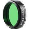 Generic Telescopio Accessori for telescopio astronomico arancione viola giallo blu rosso verde da 1,25 pollici(Green)